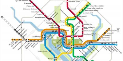 Dc metro mapa ng 2015