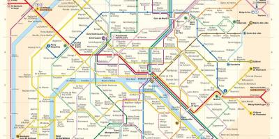 Washington dc metro mapa na may mga lansangan