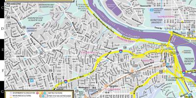 Mapa ng streetwise washington dc