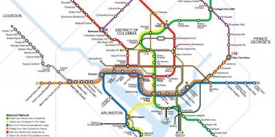 Washington transit mapa