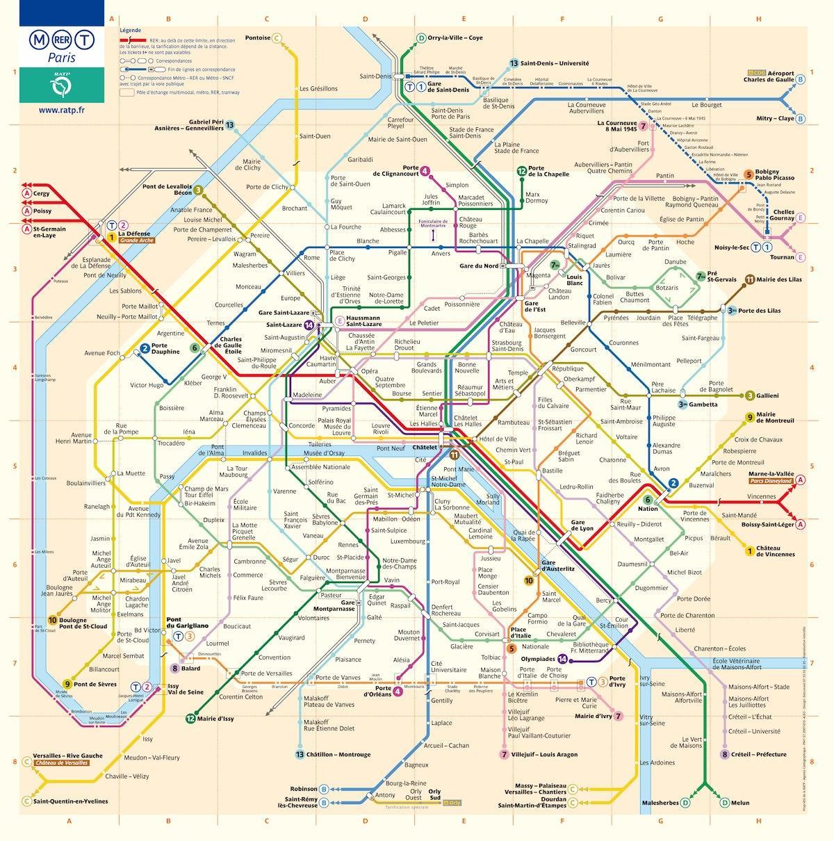 washington dc metro mapa na may mga lansangan